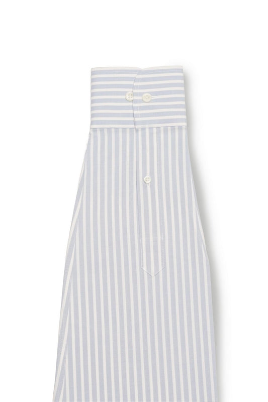 Blue Striped Cotton Shirt