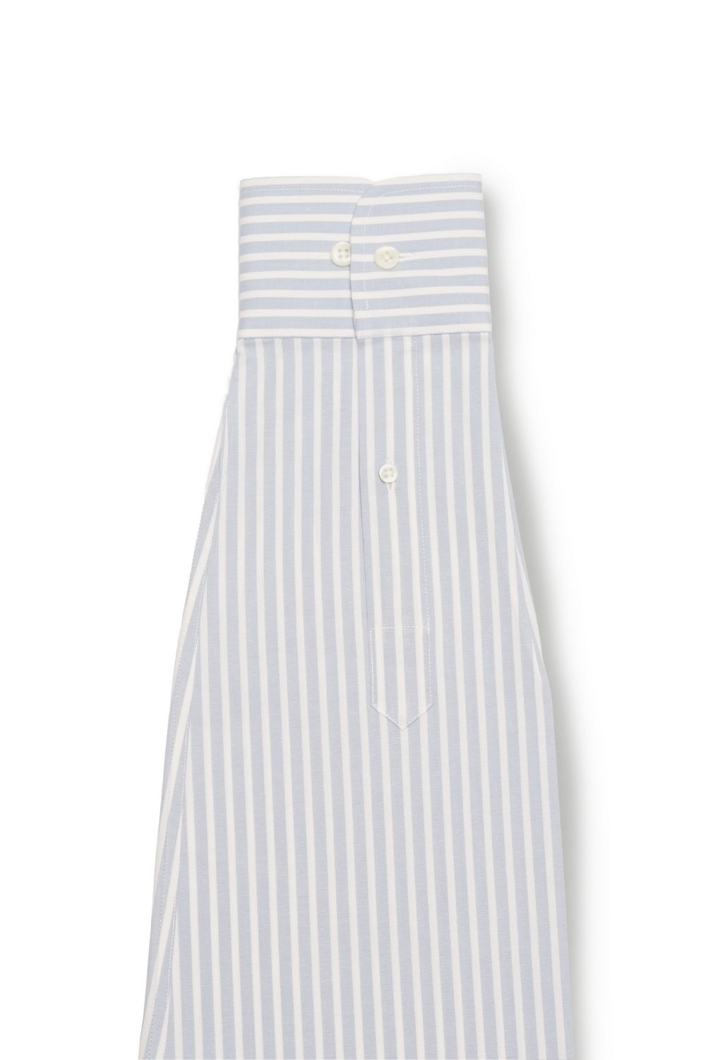 Blue Striped Cotton Shirt