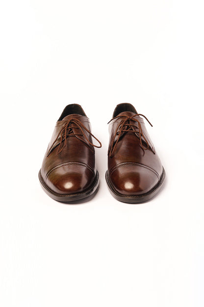 Brown Burnish Oxfords