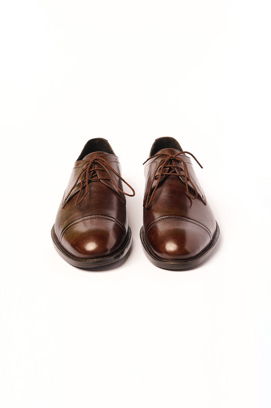 Brown Burnish Oxfords
