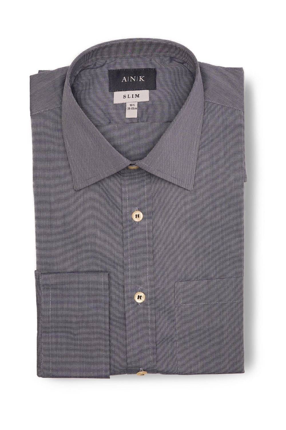 Blue Chambray Cotton Shirt