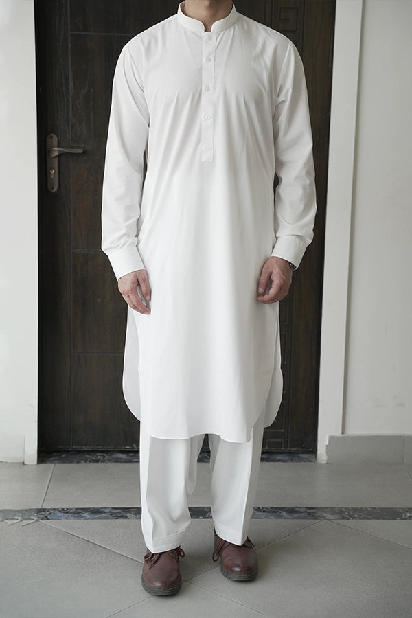 Off-White Shalwar Kameez