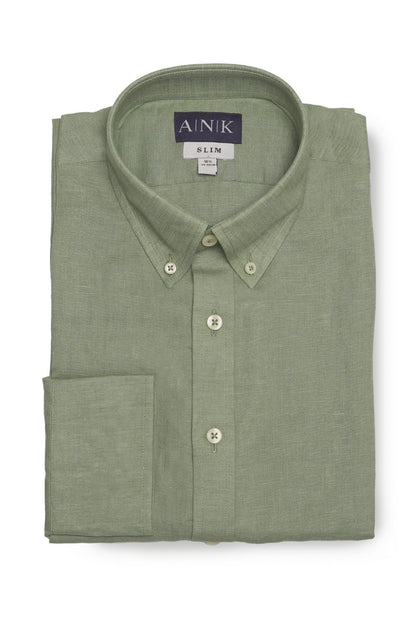 Sage Green Linen Shirt