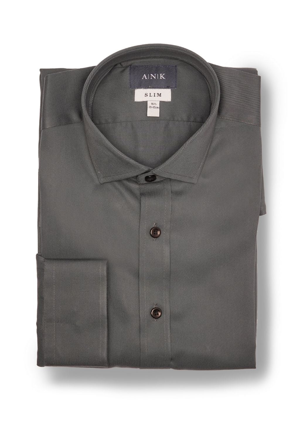 Teal Fine Twill Cotton Shirt