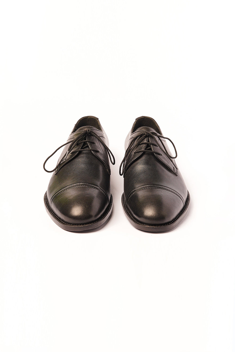 Black Burnish Oxfords
