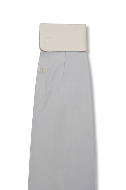 Blue Winchester Collar French Cuff Cotton Shirt