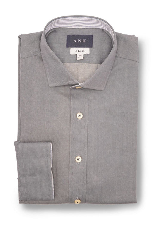 Blue Twill Cotton Shirt