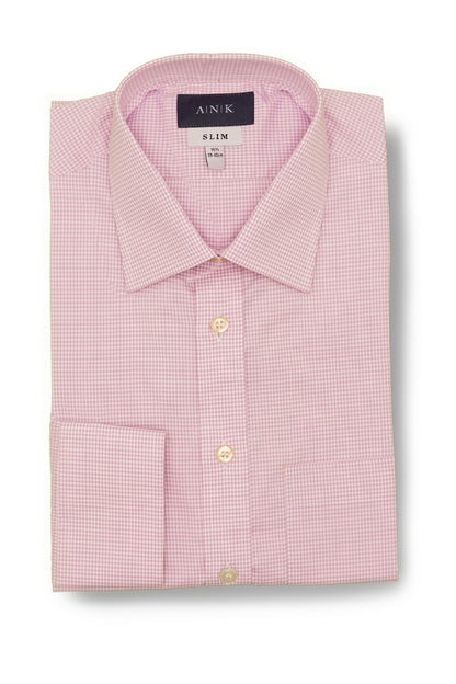 Purple Chequered Cotton Shirt