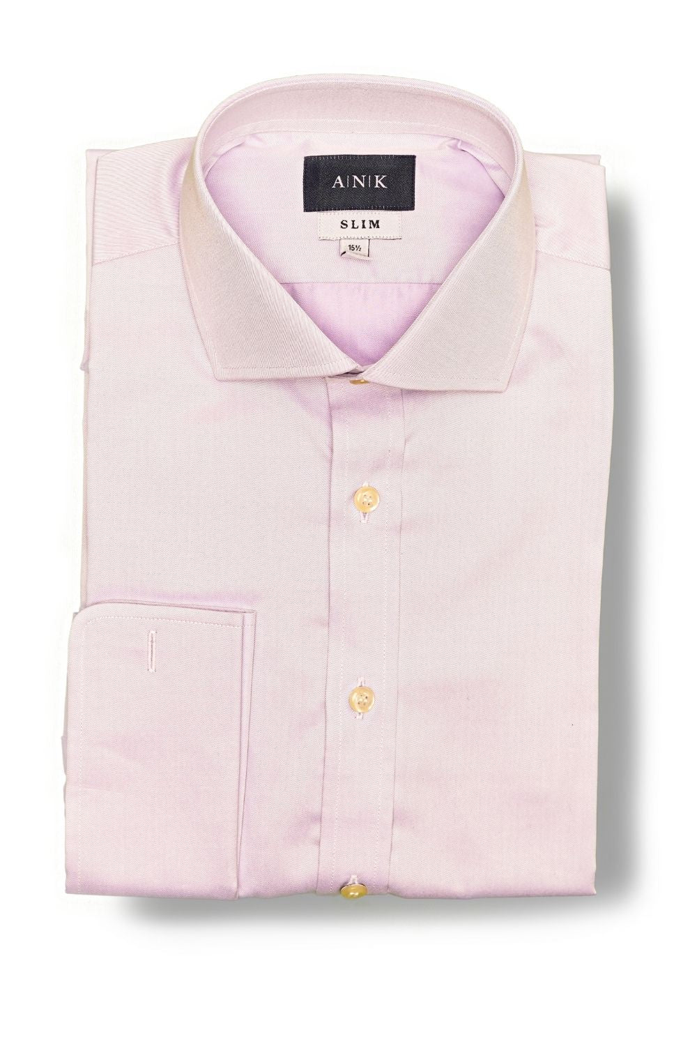 Purple Twill French Cuff Cotton Shirt