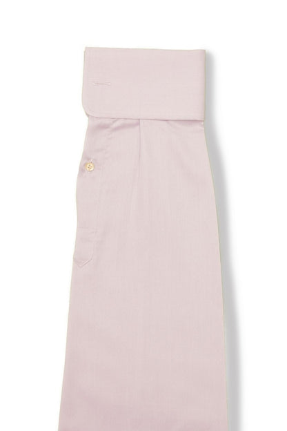 Purple Twill French Cuff Cotton Shirt