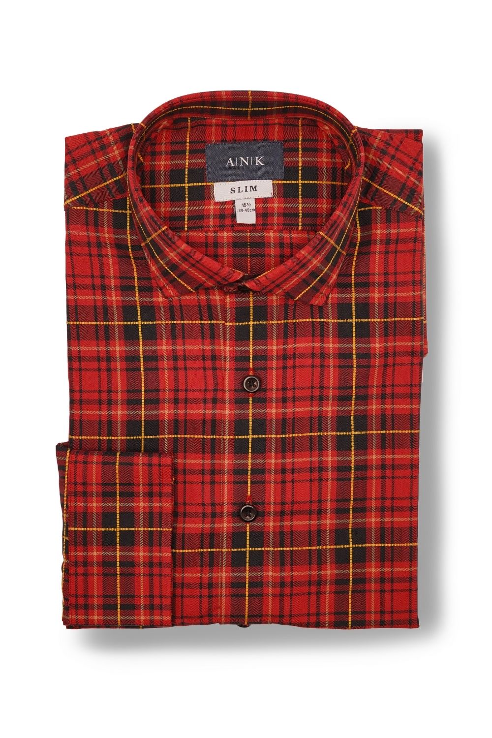 Red Tartan Cotton Shirt