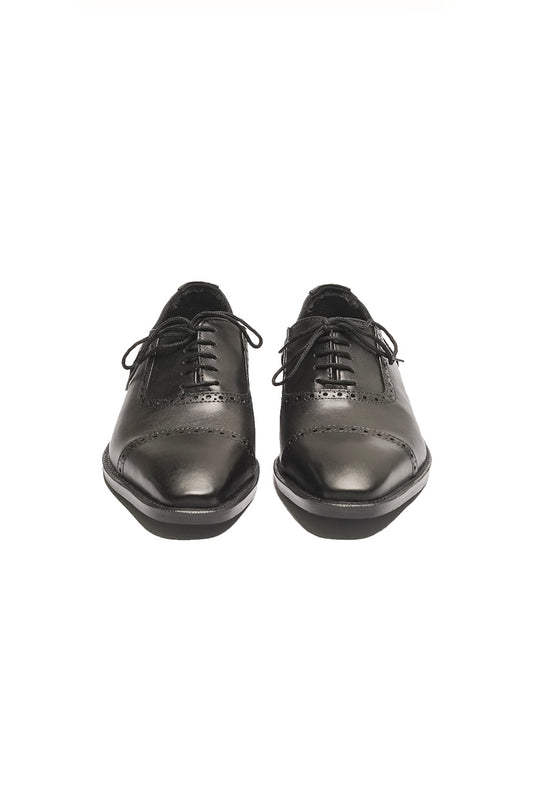 Black Burnish Brogues