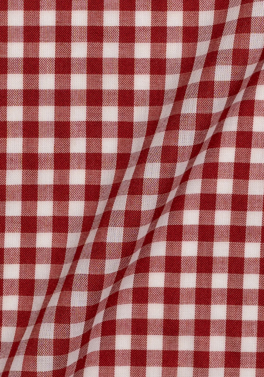 Maroon Gingham Light-Weight
