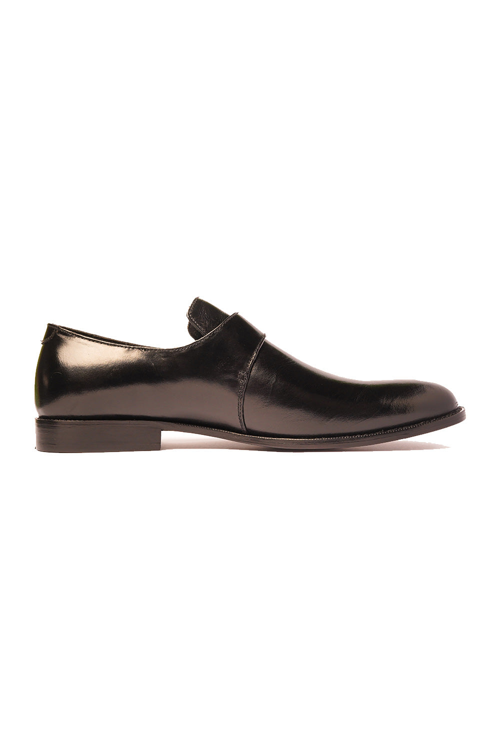 Black Calf Single Monkstraps