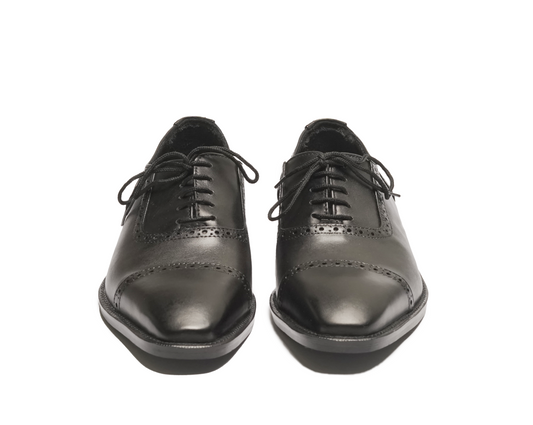 Black Burnish Brogues