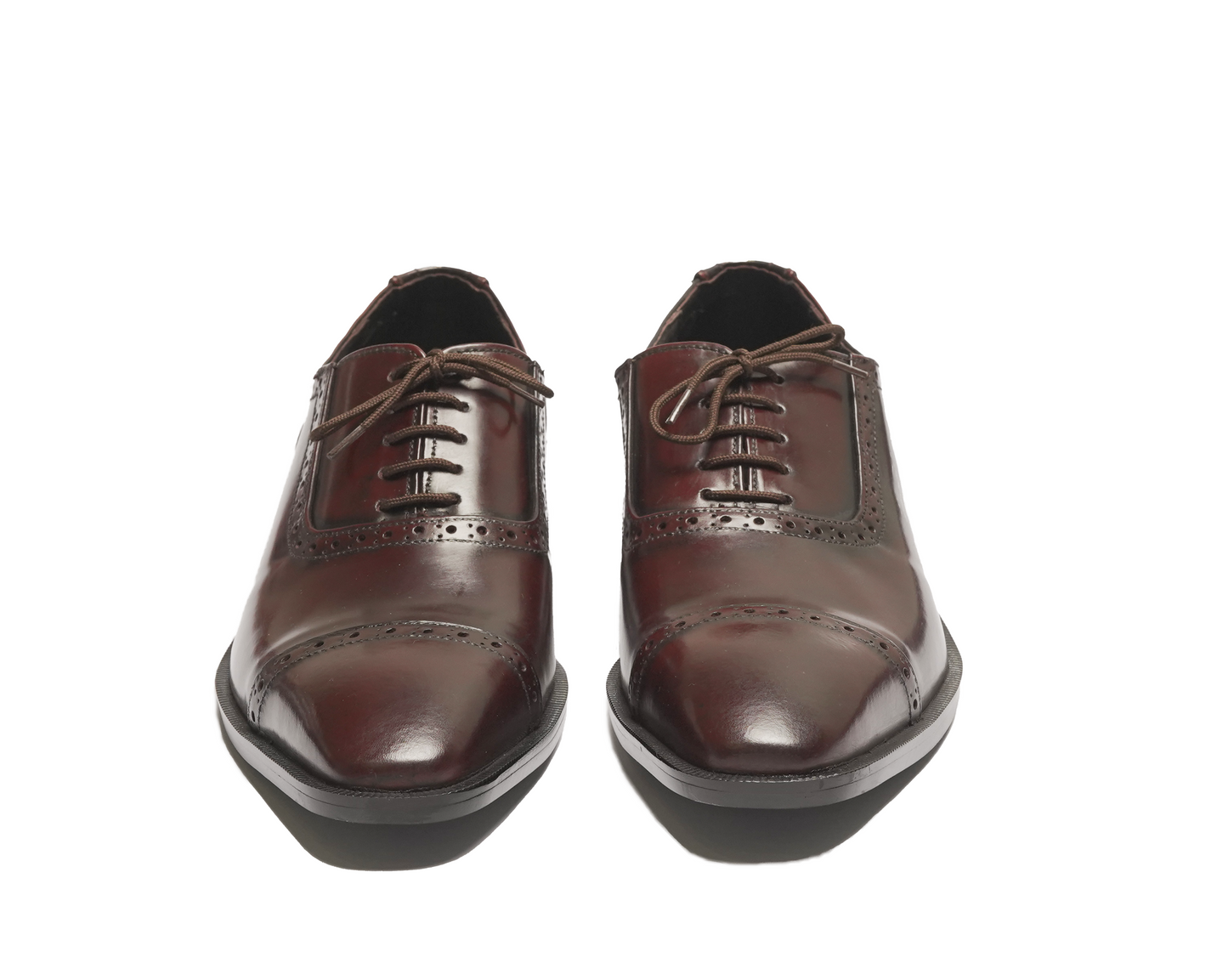 Burgundy Rough Buff Brogues