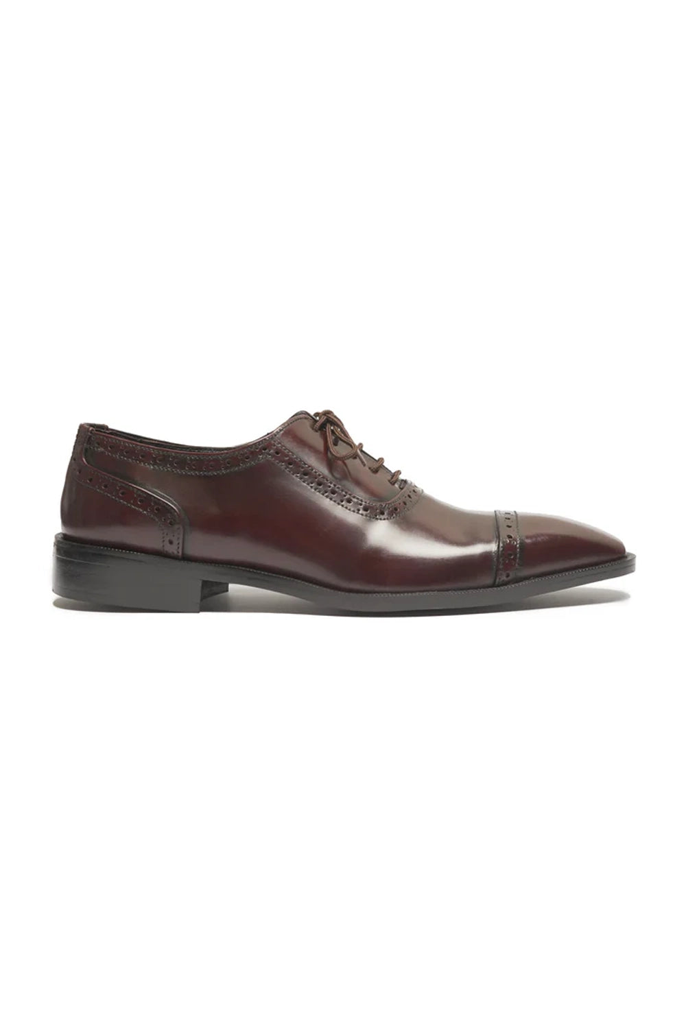 Burgundy Rough Buff Brogues