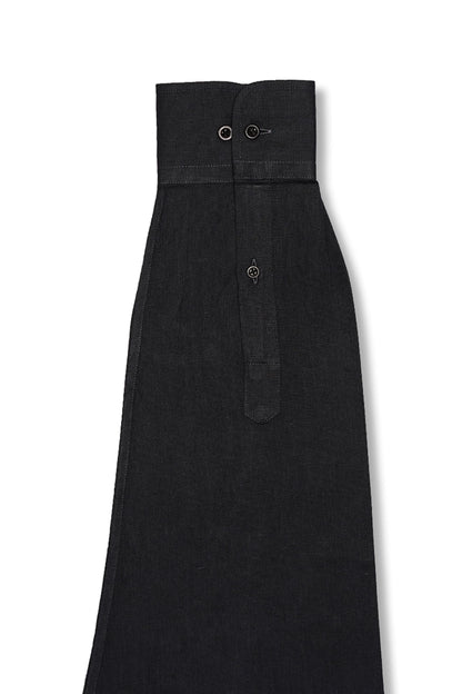 Navy Blue Linen Shirt