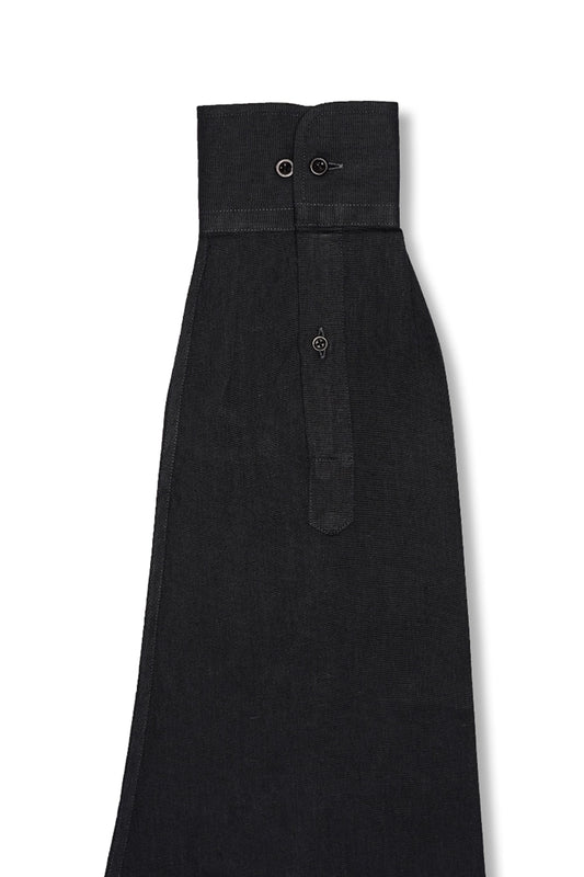 Navy Blue Linen Shirt