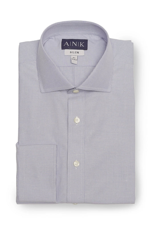 Blue-White Pinstriped Cotton Shirt